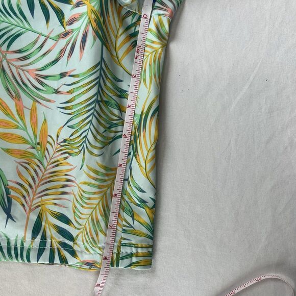 Art Class Boys Swim Trunks, Blue With Tropical Foliage, Size 16 - Picture 11 of 13